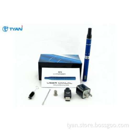 Ago G5 colored dry herb vaporizer pen, atoms raw